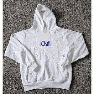 VeeFriends Chill Hoodie Mens Small Gary Vee USA NFT Sweatshirt Size Small White